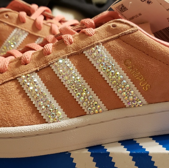 blinged out adidas